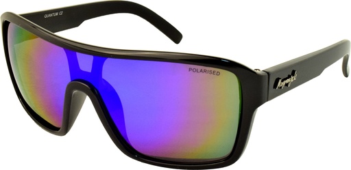 [9337217013631] Mangrove Jacks Quantum C2 Black & Crystal Blue / Blue Revo Polarised Lenses