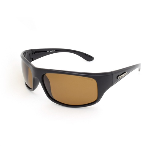 [9340457009739] Mangrove Jacks Sea Wolf C4 Black / Brown Polarised Lenses