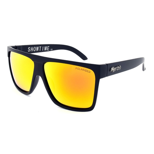 [9337217005759] Mangrove Jacks Showtime C3 Matte Black / Red Revo Polarised Lenses