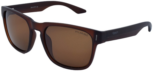 [9340457020383] Mangrove Jacks Sin City C4 Matte Crystal Dark Brown / Brown Polarised Lenses