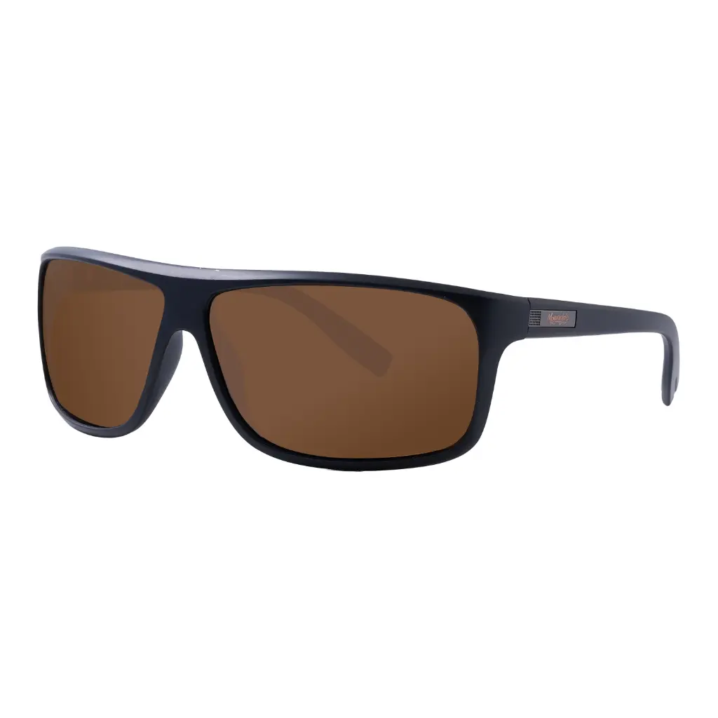 Mangrove Jacks Skyfall C4 Matte Black / Brown Polarised Lenses