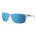 Mangrove Jacks Skyfall C9 Shiny White / Ice Blue Revo Mirror Polarised Lenses