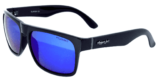 [9340457013620] Mangrove Jacks Slater C2 Black / Blue Revo Polarised Lenses