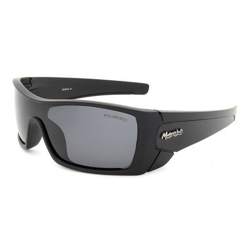 [9337217005827] Mangrove Jacks Sparta C1 Matte Black / Smoke Polarised Lenses