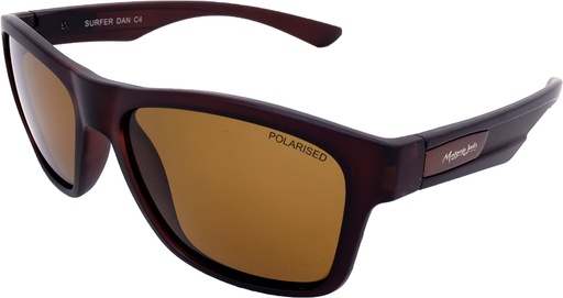 [9340457019769] Mangrove Jacks Surfer Dan C4 Matte Crystal Dark Brown / Brown Polarised Lenses