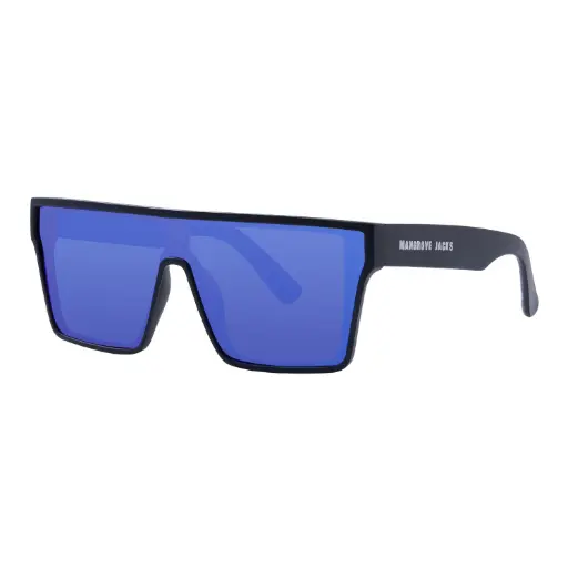[9340457035509] Mangrove Jacks Thunderball C2 Matte Black / Blue Revo Mirror Polarised Lenses