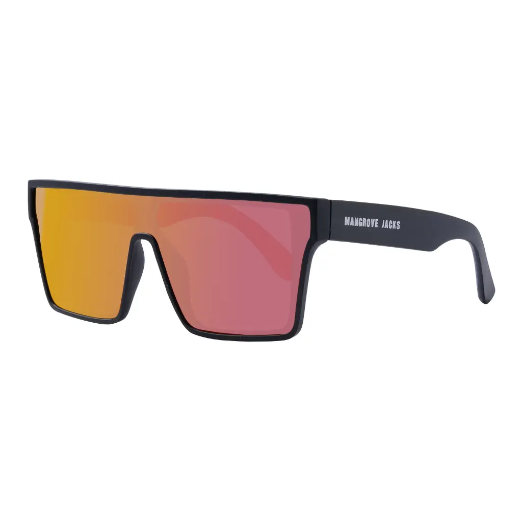 Mangrove Jacks Thunderball C3 Matte Black / Black Red Revo Mirror Polarised Lenses