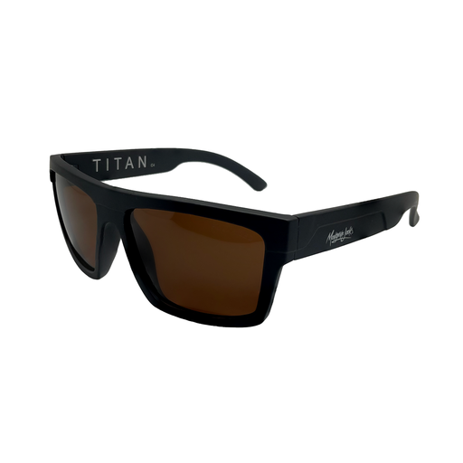[9337217005803] Mangrove Jacks Titan C4 Matte Black / Brown Polarised Lenses