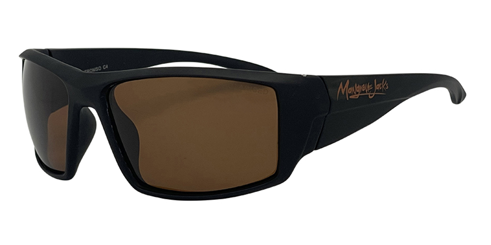 Mangrove Jacks Tromso C4 Matte Black / Brown Polarised Lenses