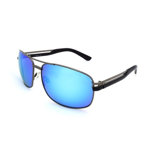 [9340457011879] Mangrove Jacks Turbine C2 Gunmetal Black / Ice Blue Revo Polarised Lenses