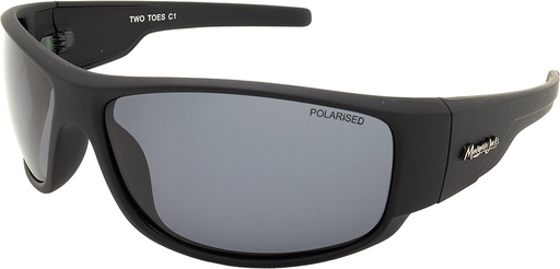 [9337217002376] Mangrove Jacks Two Toes C1 Matte Black / Smoke Polarised Lenses