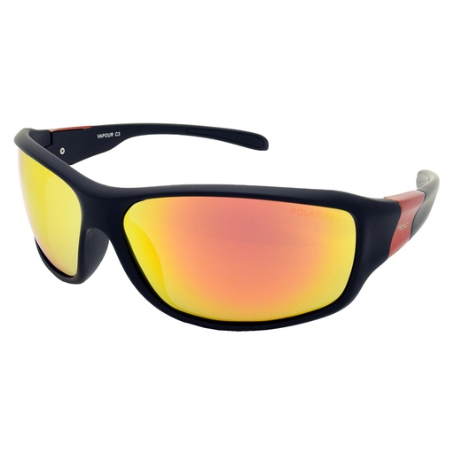 [9337217002079] Mangrove Jacks Vapour C3 Black / Red Revo Polarised Lenses