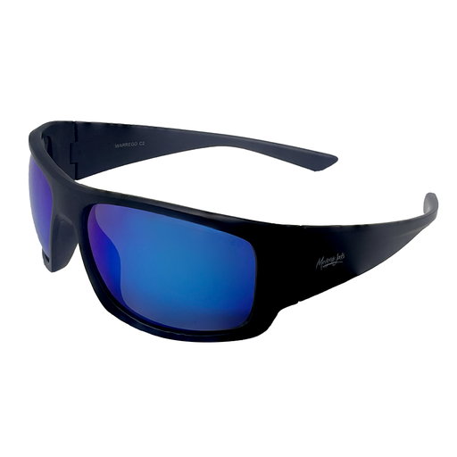 [9340457026996] Mangrove Jacks Warrego C2 Matte Black / Smoke w Blue Revo Polarised Lenses