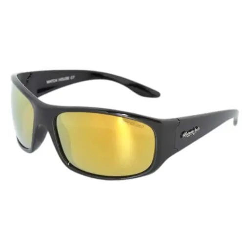 [9337217014959] Mangrove Jacks Watch House C7 Black / Gold Revo Polarised Lenses