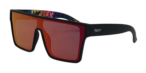 [9340457030641] Mangrove Jacks What You Need C3 Matte Black / Red Revo Polarised Lenses