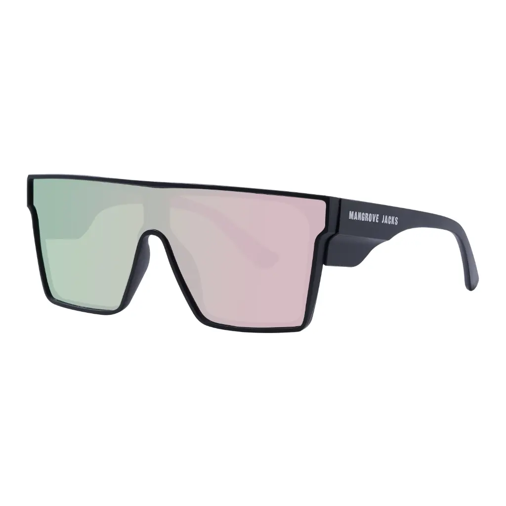 Mangrove Jacks Landslide C9 Matte Black / Pink Revo Polarised Lenses ...